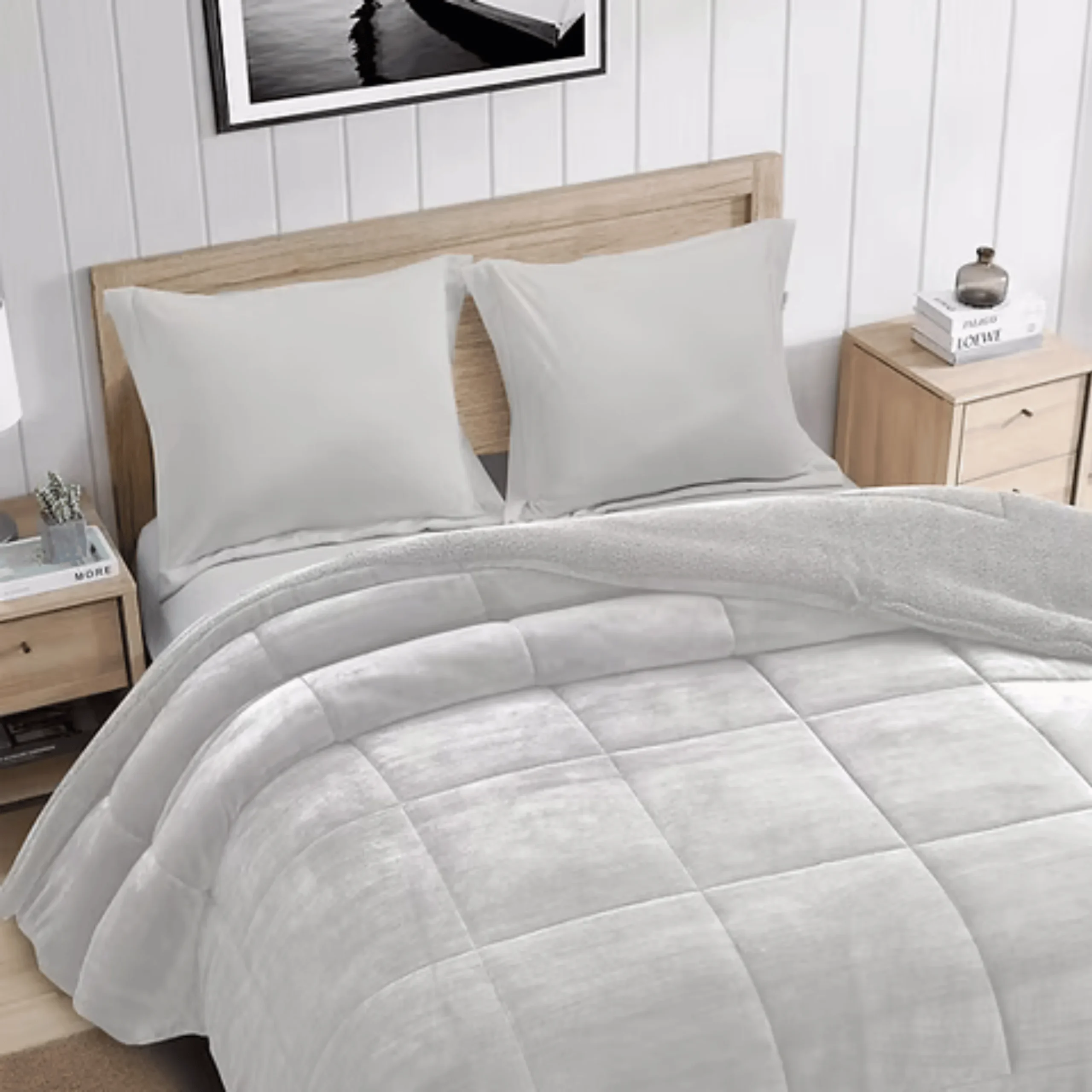 ACOLCHADO BRIENZ QUEEN GRIS CLARO KAVANAGH