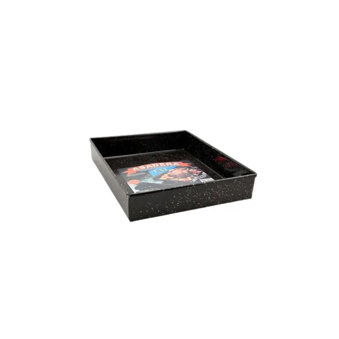 ASADERA ENLOZADA RECTANGULAR 23X30 CM