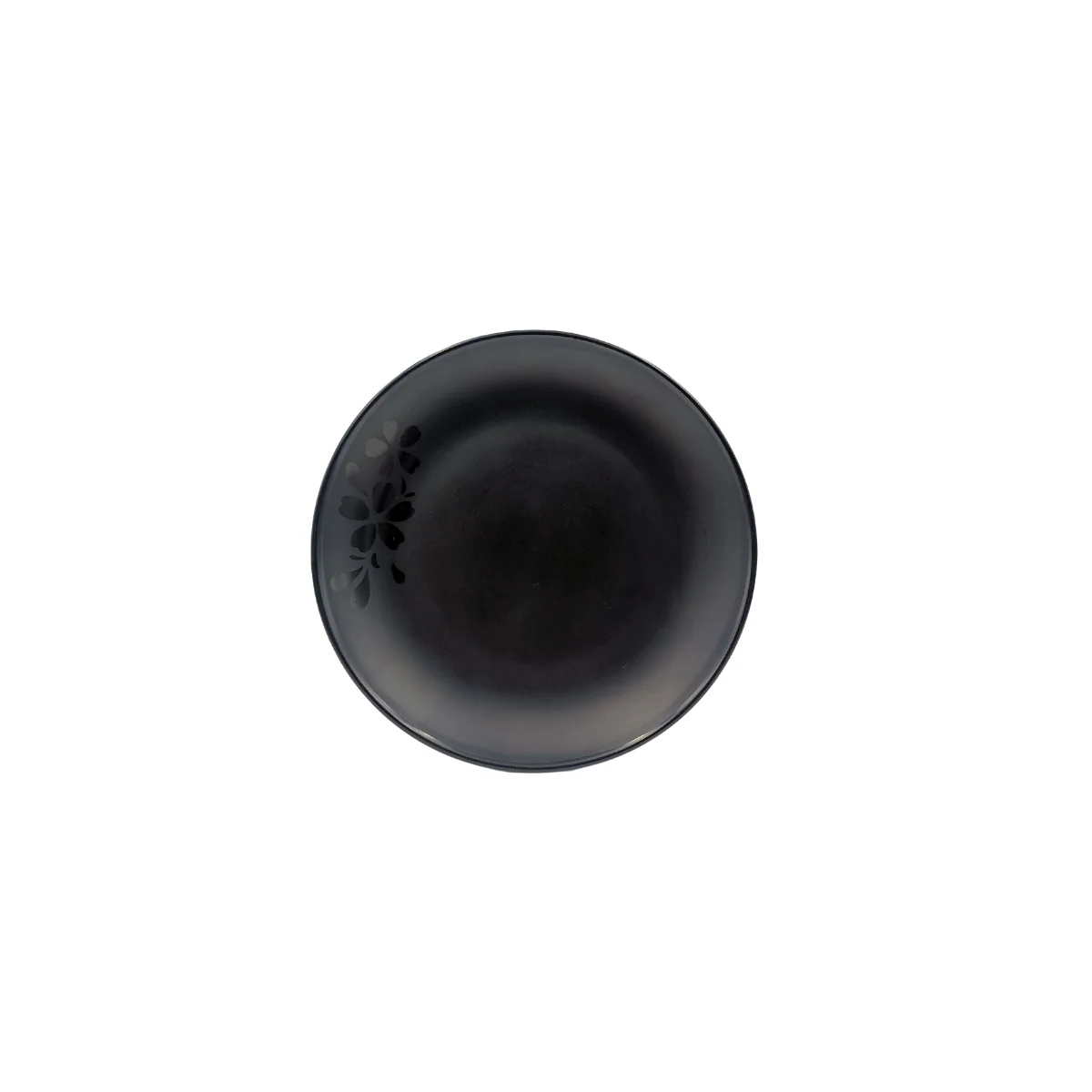 Plato Arrocero Pastelero 18 cm Melamina Resistente tipo Plástico Negro Anforama