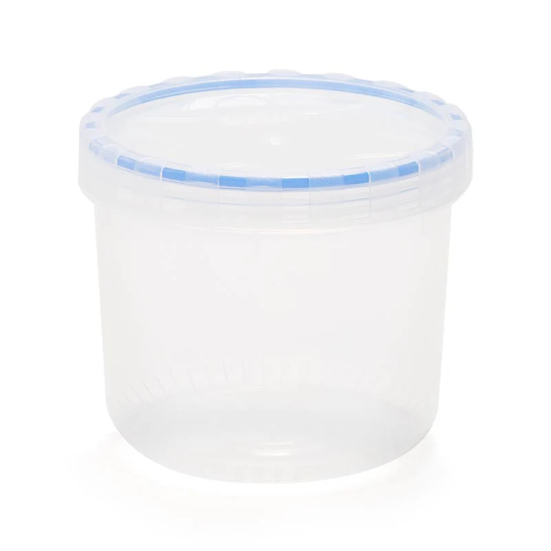 Recipiente Redondo Hermético de Plástico 1.2 Litros con Taparrosca Super Sello 1567 Cubasa - Imagen 4